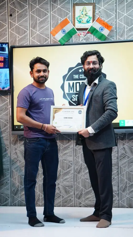 DMS January batch graduate with certificate