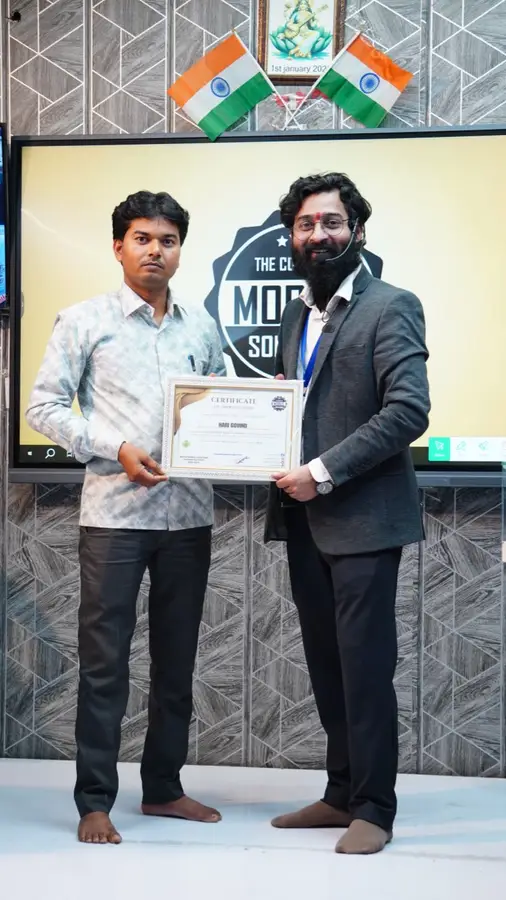 DMS January batch graduate with certificate
