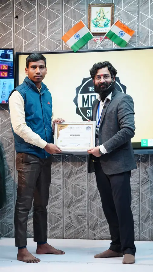 DMS January batch graduate with certificate