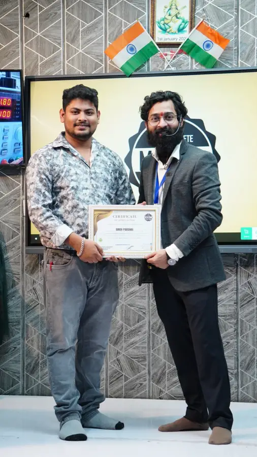 DMS January batch graduate with certificate