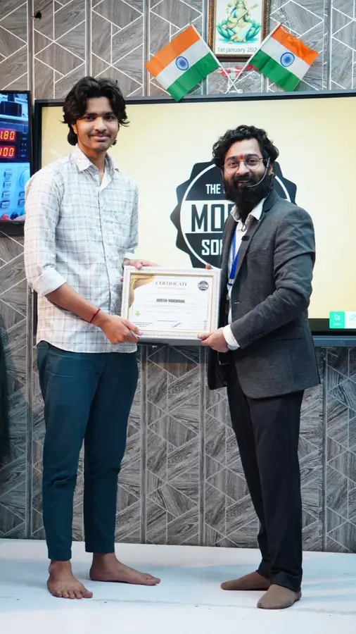 DMS January batch graduate with certificate