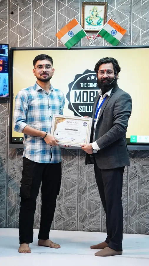 DMS January batch graduate with certificate