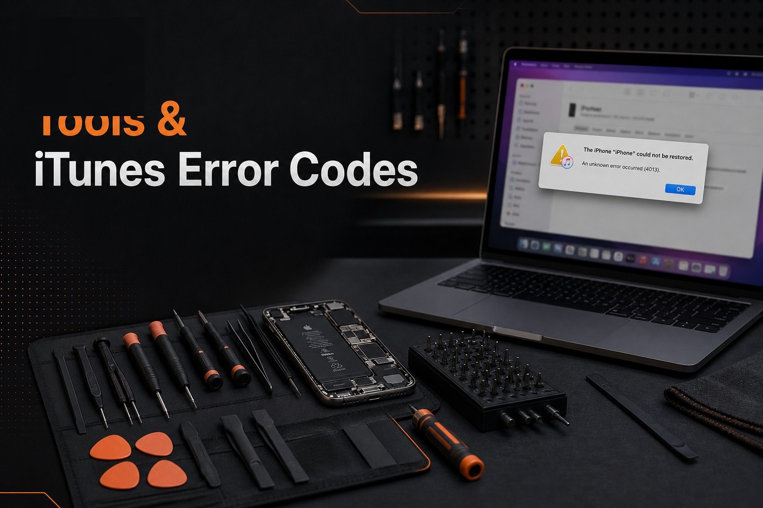 Tools & iTunes / Finder errors