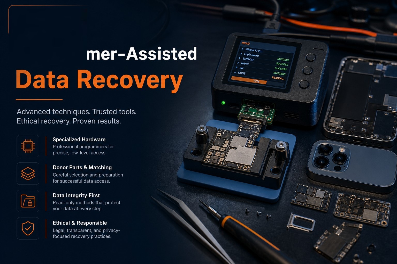 Programmer-assisted data recovery