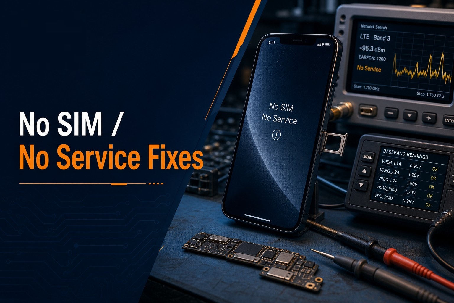 No SIM / no service fixes